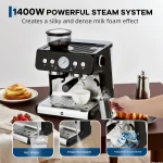 Espresso Machine with Grinder 20 Bar Stainless Steel 4 | PricZone