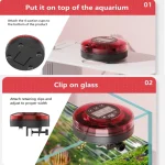 Zyfeedr Automatic Fish Feeder Aquarium Food Dispenser USB 3 | PricZone Zyfeedr Automatic Fish Feeder Aquarium Food Dispenser USB 3 | PricZone