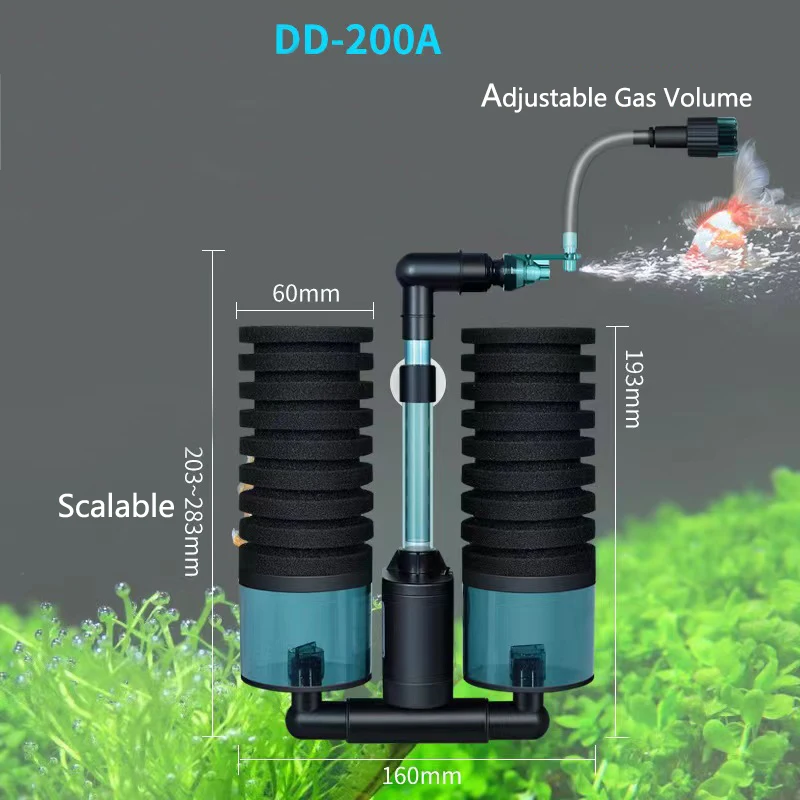 USB Aquarium Filter with Water Pump Electric for Fish Tank 13