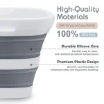 Small Collapsible Bucket 14Gal5L Bpa Free Foldable Water 5 | PricZone