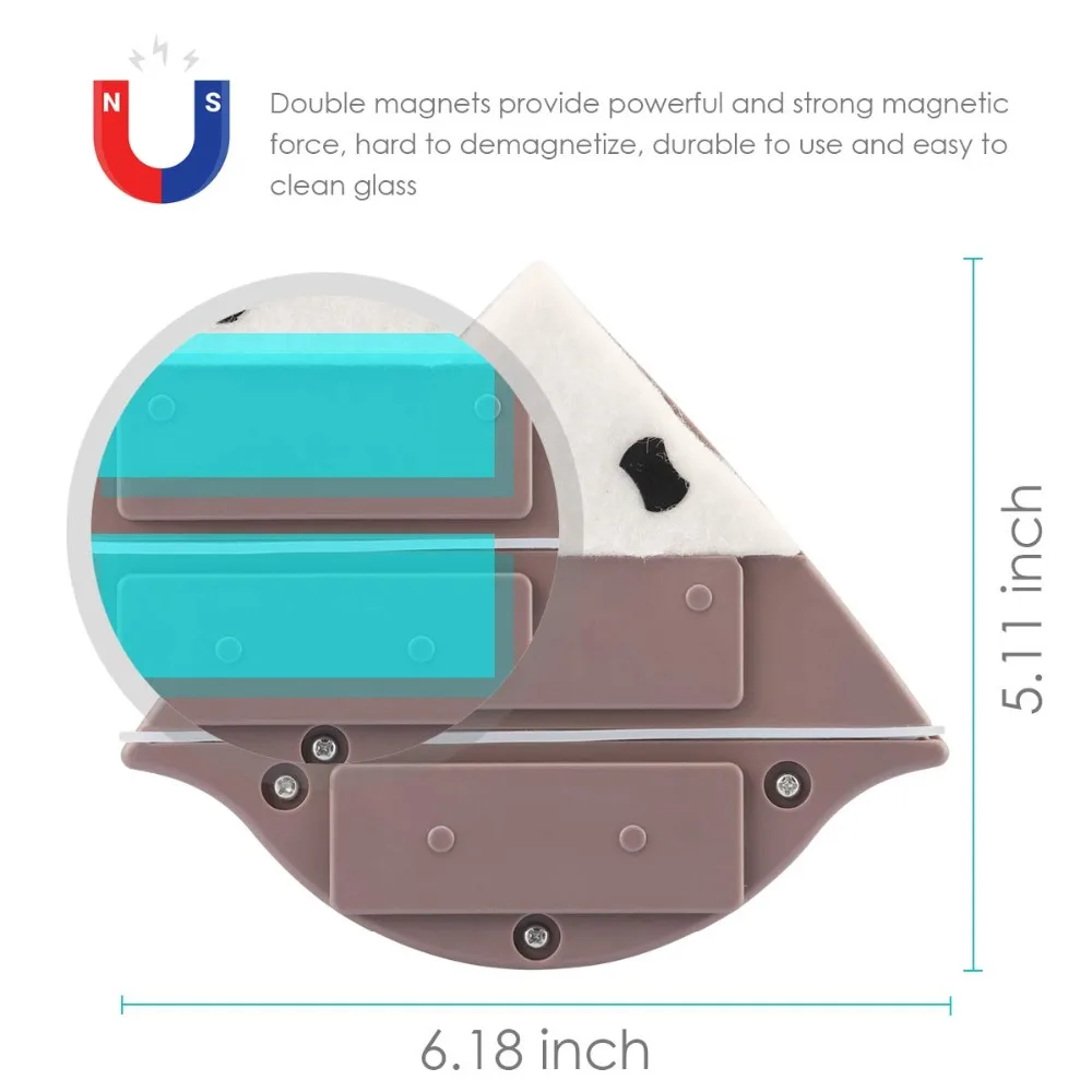 Magnetic Glass Brush Double-Sided Cleaning for Windows 27