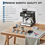 Espresso Machine with Grinder 20 Bar Stainless Steel 3 | PricZone
