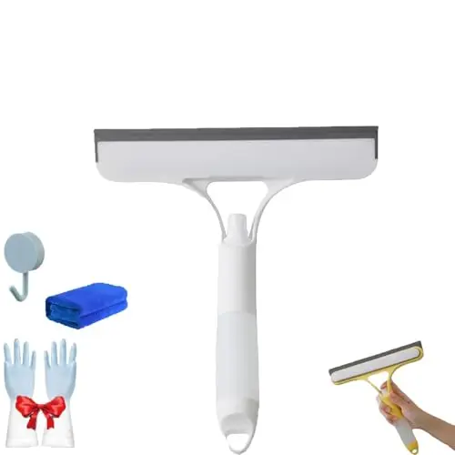 3-In-1 Spray Glass Wiper Silicone Squeegee Window Cleaning 16
