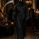 Glowing Red Eyes Hooded Unisex Adult Costume Set Complete 4 | PricZone Glowing Red Eyes Hooded Unisex Adult Costume Set Complete 4 | PricZone