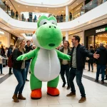 22M Green Dinosaur Inflatable Costume Mascot Parade Adult 2 | PricZone