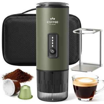 Espresso Maker 3 In 1 Coffee Machine with Carrying Bag 1 | PricZone