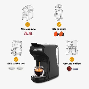 Hibrew Coffee Machine 19 Bar 4In1 Hot Cold Multiple Capsules 2