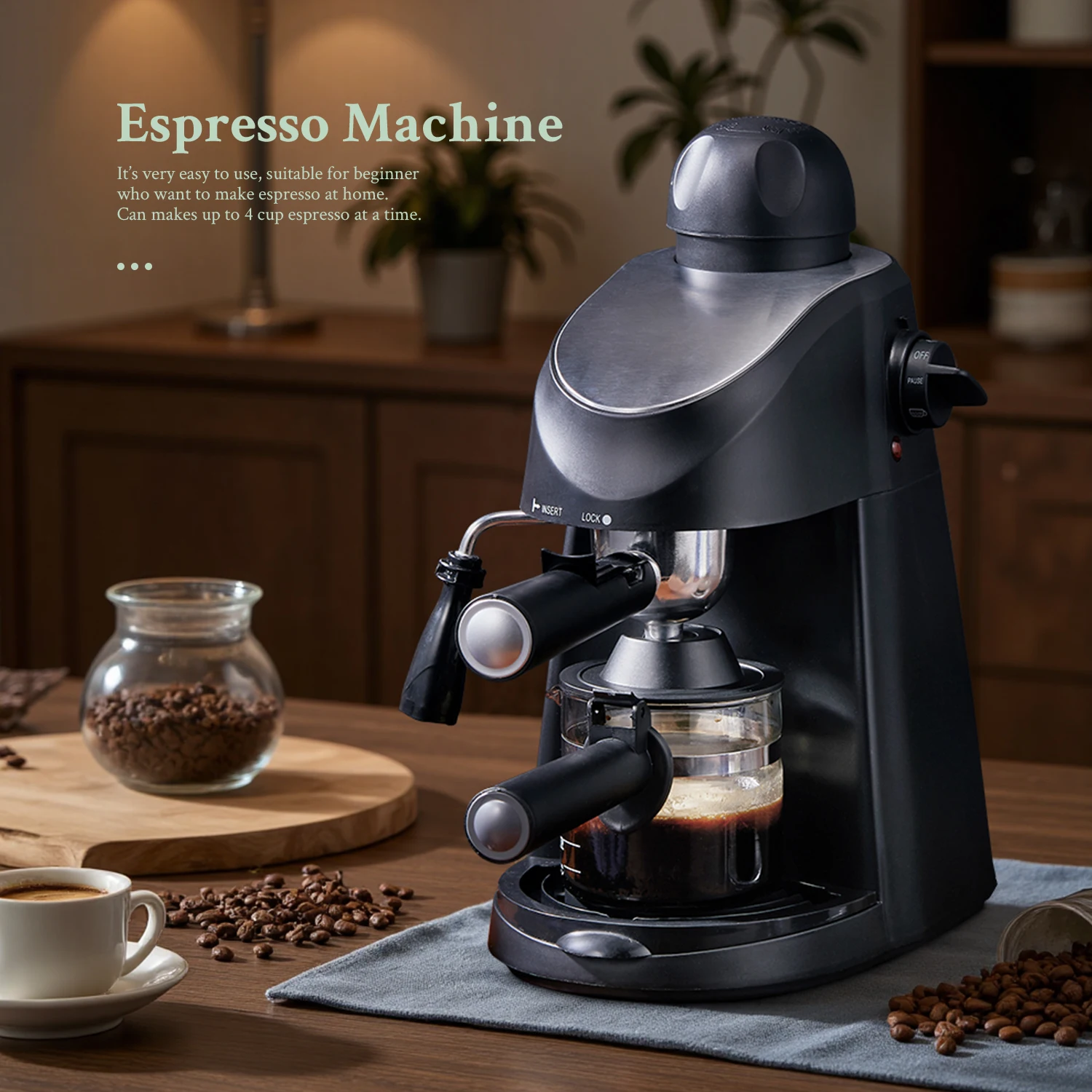 35Bar Espresso Coffee Maker Compact Machine with Milk 3 | PricZone 35Bar Espresso Coffee Maker Compact Machine with Milk 3 | PricZone