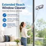 Joybos 2 In 1 Window Squeegee with 53inch Extendable Pole 7 | PricZone