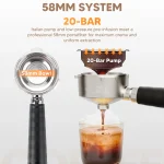 I Cafilas SemiAutomatic Espresso Machine with Grinder 3 | PricZone I Cafilas Semi Automatic Espresso Machine with Grinder 3 | PricZone