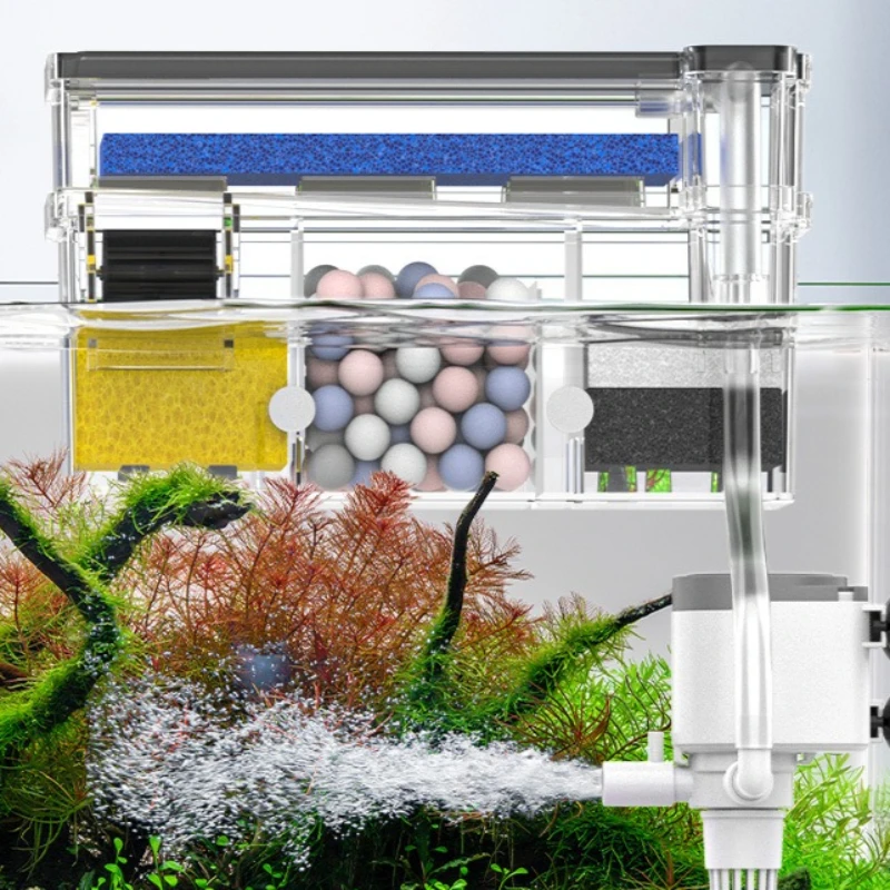 Aquarium Wall Filter Circulation Waterfall Fish Tank 2 | PricZone Aquarium Wall Filter Circulation Waterfall Fish Tank 2 | PricZone
