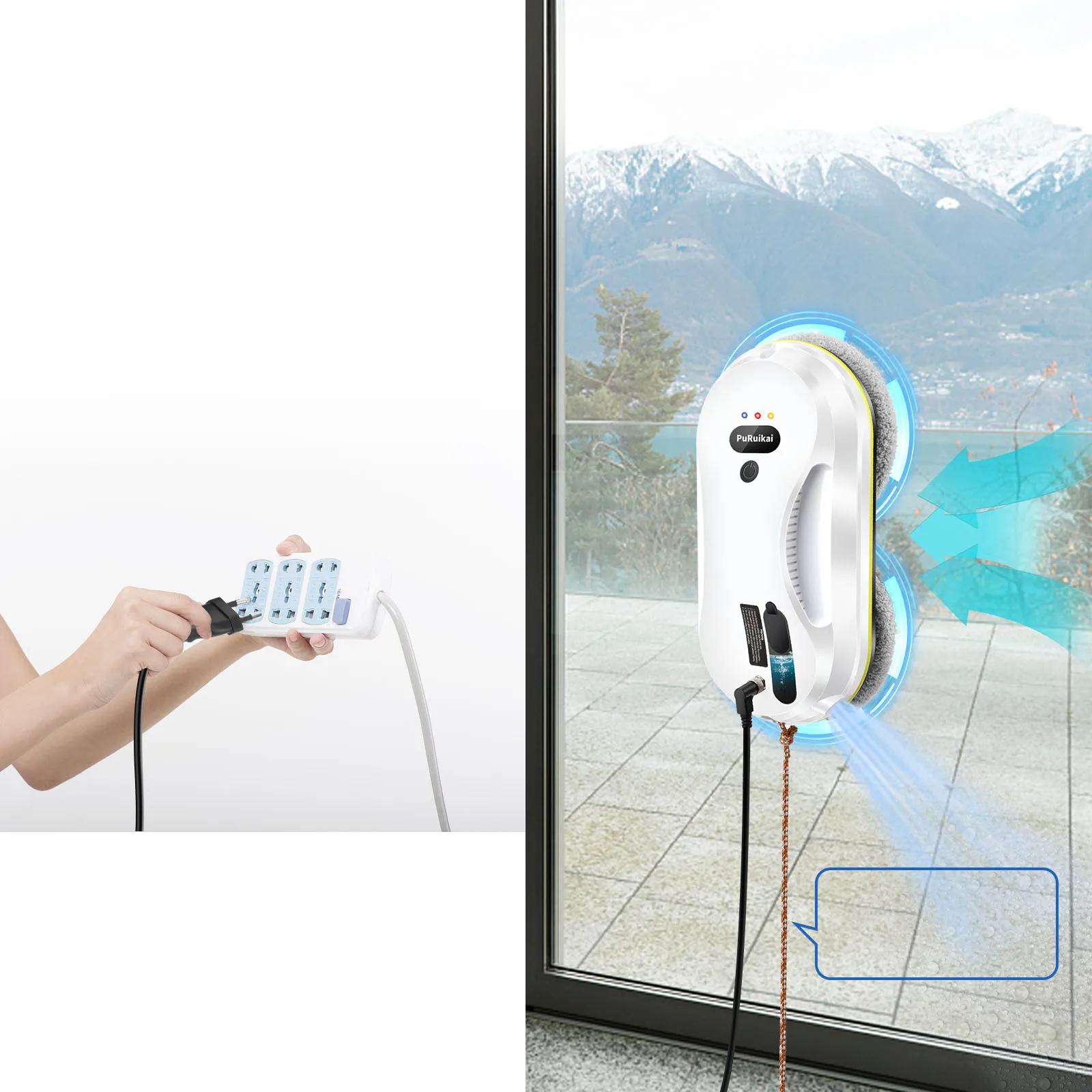 Household Window Automatic Water Spray Cleaning Robot 4 | PricZone Household Window Automatic Water Spray Cleaning Robot 4 | PricZone