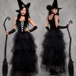 Halloween Cosplay Witch Dress Outfit for Women Sleeveless 3 | PricZone Halloween Cosplay Witch Dress Outfit for Women Sleeveless 3 | PricZone