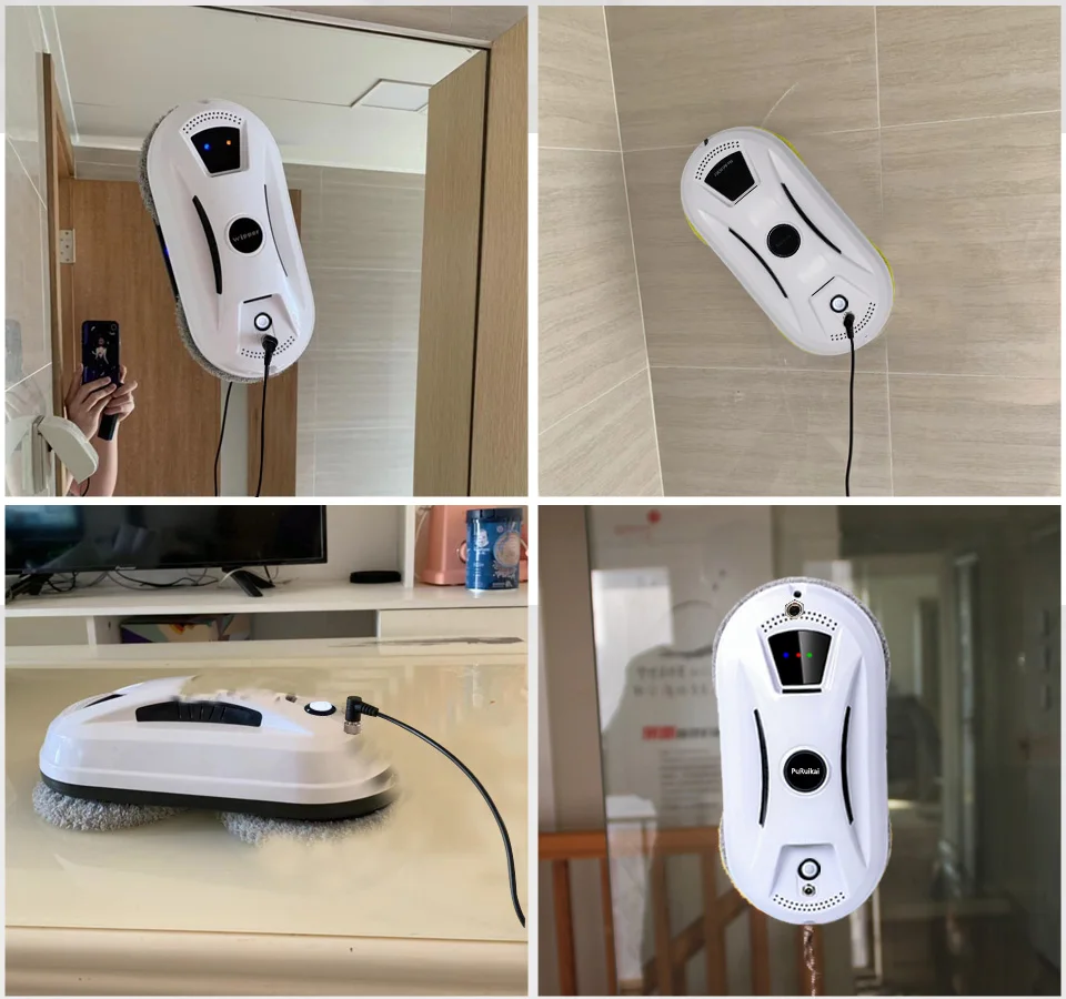 Ultra-Thin Robot Vacuum Cleaner Window Cleaning Electric 16