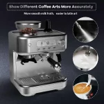 Tacleekii Espresso Machine 15 Bar Stainless Steel Maker 6 | PricZone Tacleekii Espresso Machine 15 Bar Stainless Steel Maker 6 | PricZone