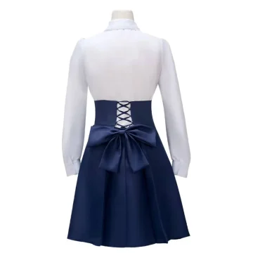 Fate Stay Night Saber Altria Daily Blue White Dress Wig 2