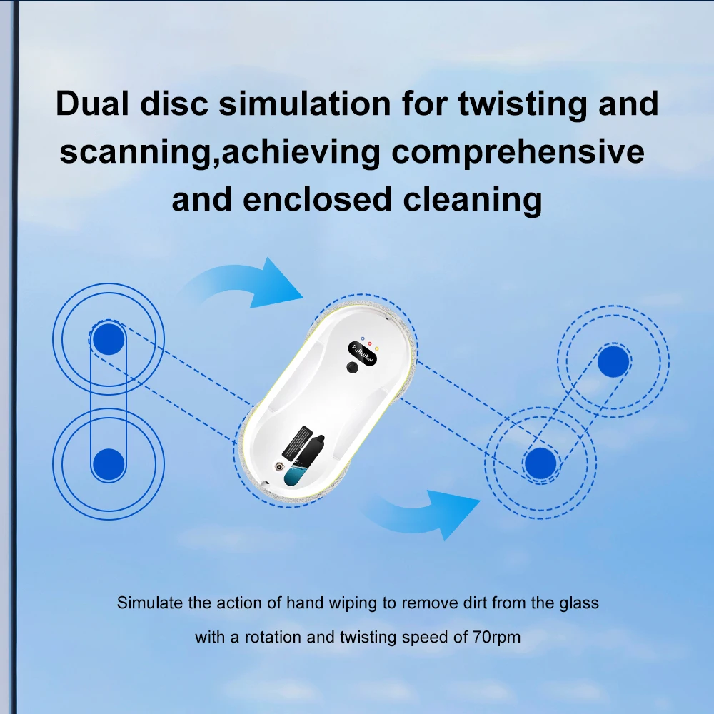 Household Window Automatic Water Spray Cleaning Robot 10