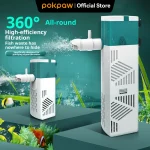 Pokpaw Aquarium Filter Pump Fish Tank Silent 4In1 Water 1 | PricZone