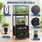 Metal Aquarium Stand for 5 To 10 Gallon Fish Tank with 2 5 | PricZone