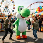 22M Green Dinosaur Inflatable Costume Mascot Parade Adult 1 | PricZone