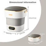 13L Washer with 3 Cleaning Modes Foldable Washing Machine 6 | PricZone 13L Washer with 3 Cleaning Modes Foldable Washing Machine 6 | PricZone