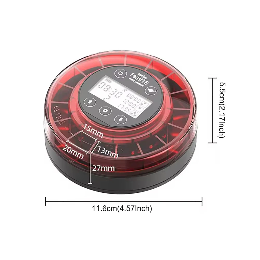 Zyfeedr Automatic Fish Feeder Aquarium Food Dispenser USB 7