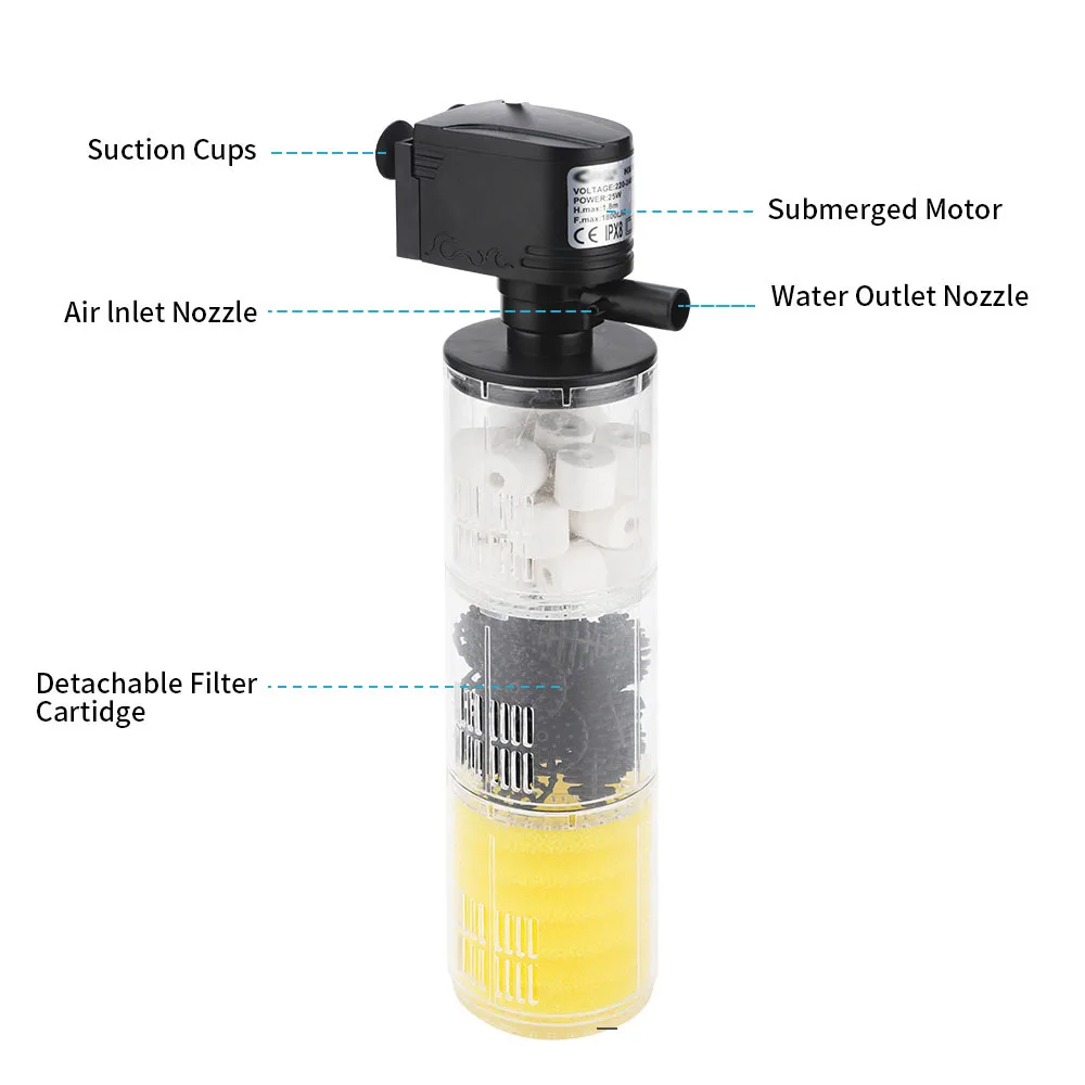 3 In 1 Aquarium Multifunction Filter Pump Oxygen Fish Tank 3 | PricZone 3 In 1 Aquarium Multifunction Filter Pump Oxygen Fish Tank 3 | PricZone