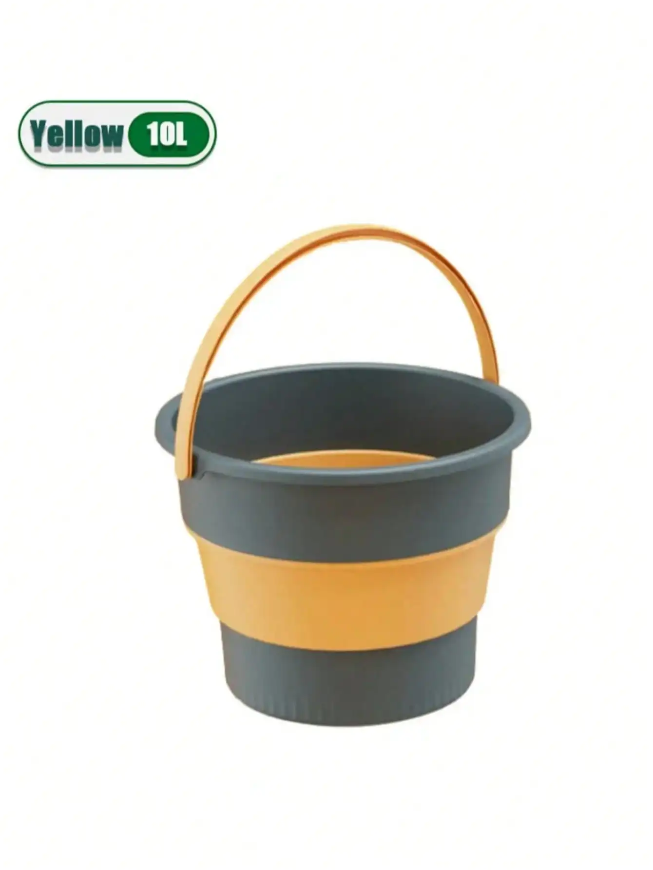 17L/10L/5L Foldable Silicone Bucket with Lid Suitable 12
