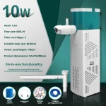 Pokpaw Aquarium Filter Pump Fish Tank Silent 4In1 Water 5 | PricZone