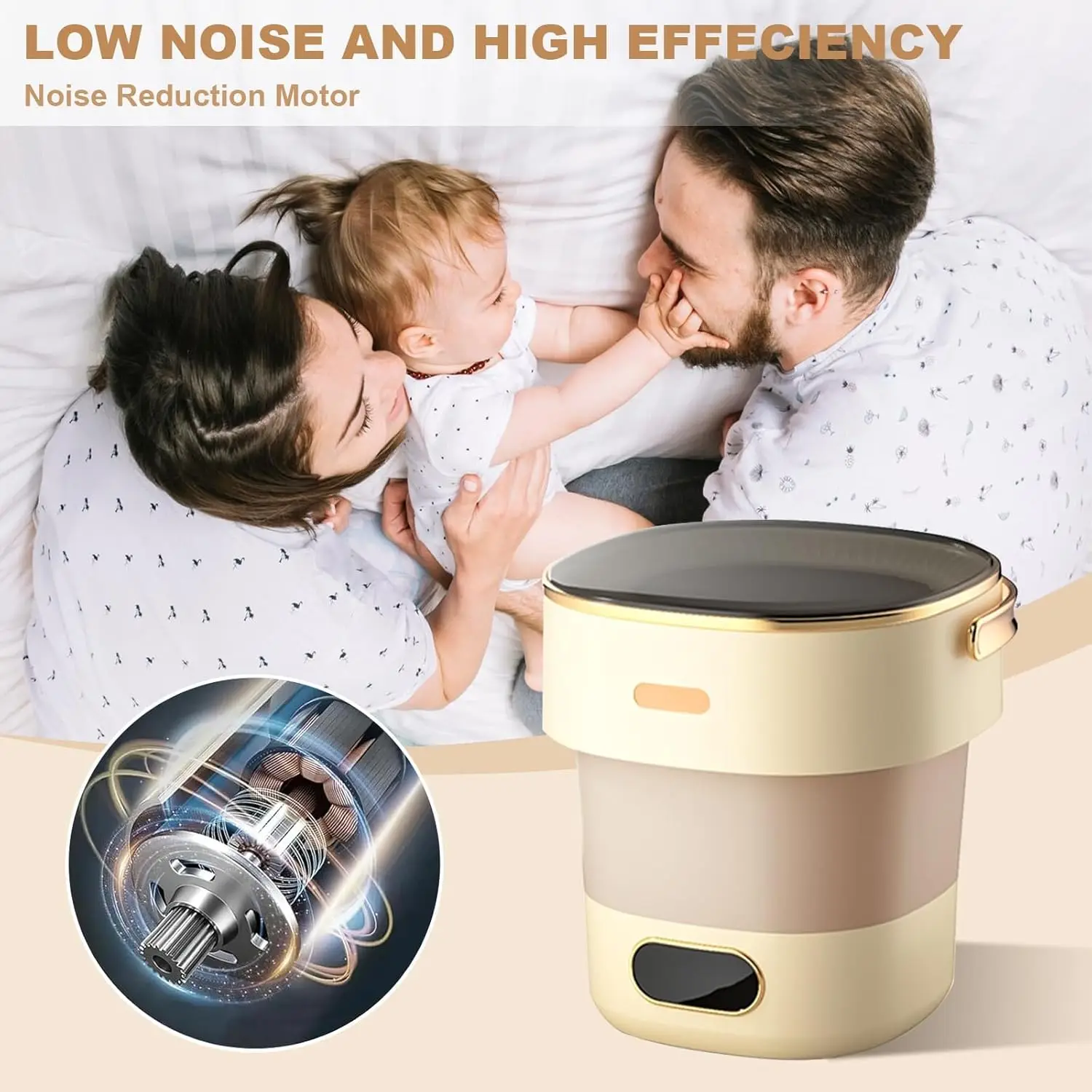 13L Washing Machine for Underwear Socks Foldable Washer 19