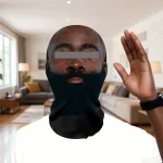 1Pcs Full Face Visual Mesh Mask Party Horror Hood 5 | PricZone