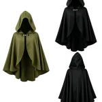 Halloween Costume Unisex Medieval Short Hooded Cape 4 | PricZone