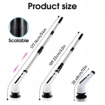 Electric Spin Scrubber Rechargeable Cordless with 39 Brushes 2 | PricZone