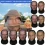 2 Pack Realistic Celebrity Face Mask Mesh Print Novelty