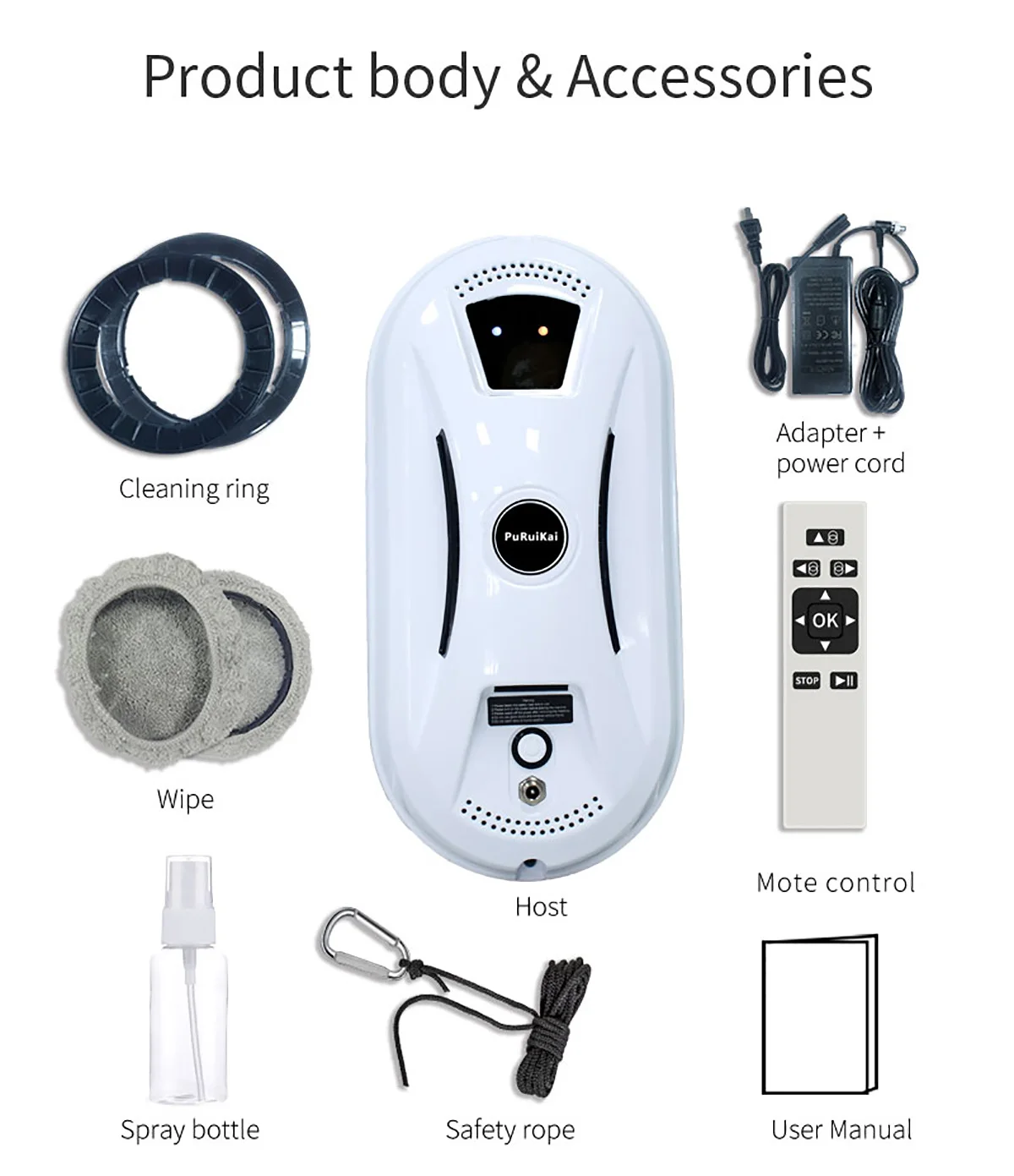 Ultra-Thin Robot Vacuum Cleaner Window Cleaning Electric 18