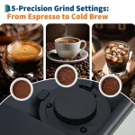 3rd Gen Automatic Espresso Machine with Milk Frother 4 | PricZone