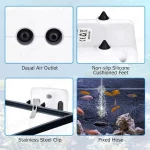 Aquarium Fish Tank Oxygen Pump Charging Dual Purpose Air 5 | PricZone