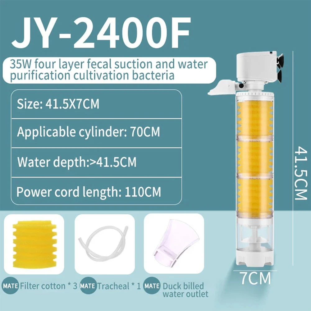 Tank Filter Ultra Quiet Fish Filtration Pump Add Oxygen 3 17