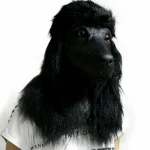 Poodle Mask Dog Deluxe Halloween Costume Party Latex Animal 1 | PricZone