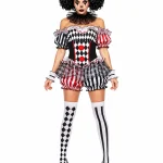 Womens Halloween Evil Clown Costume Sexy Circus Cosplay 1 | PricZone Womens Halloween Evil Clown Costume Sexy Circus Cosplay 1 | PricZone