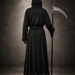 Glowing Red Eyes Hooded Unisex Adult Costume Set Complete 2 | PricZone Glowing Red Eyes Hooded Unisex Adult Costume Set Complete 2 | PricZone