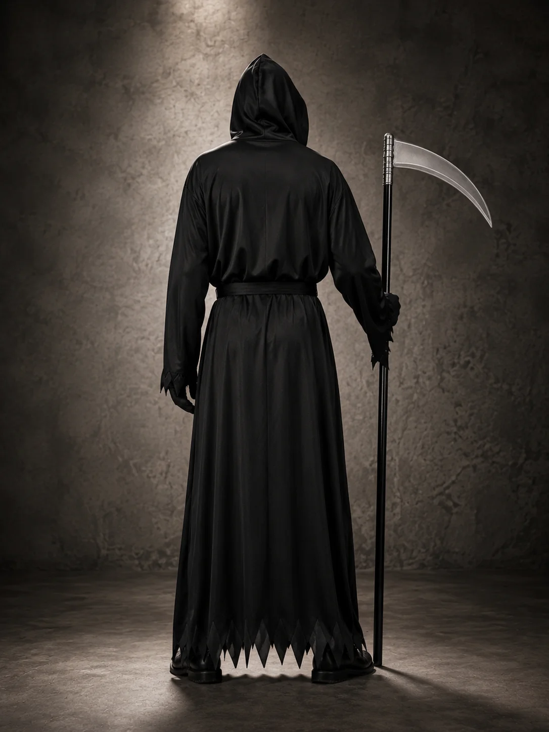 Glowing Red Eyes Hooded Unisex Adult Costume Set Complete 2 | PricZone Glowing Red Eyes Hooded Unisex Adult Costume Set Complete 2 | PricZone