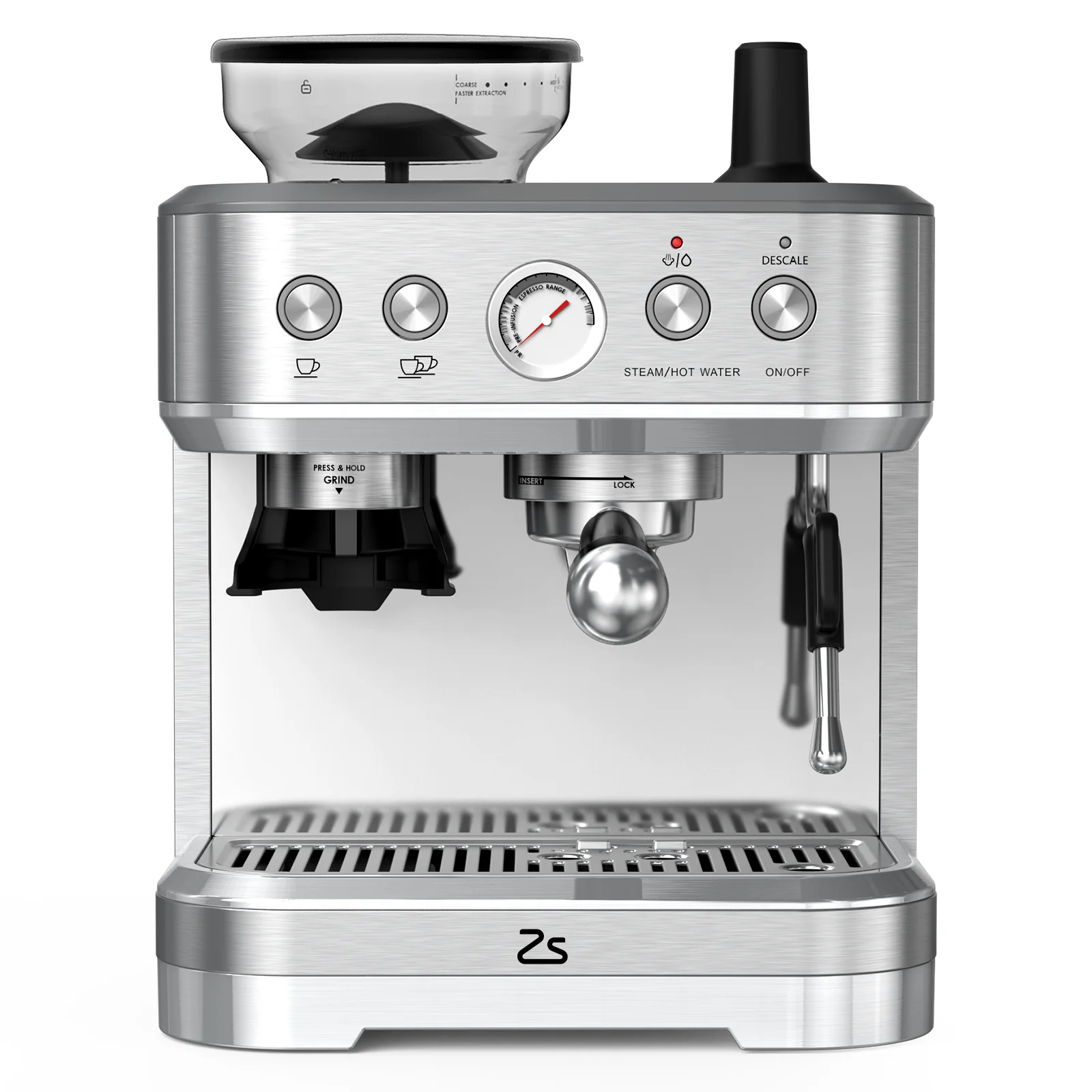 Espresso Machine with Milk Frother and Grinder 15 Bar 1 | PricZone Espresso Machine with Milk Frother and Grinder 15 Bar 1 | PricZone