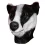 Realistic Wildlife Jungle Badger Mask Woodland Halloween
