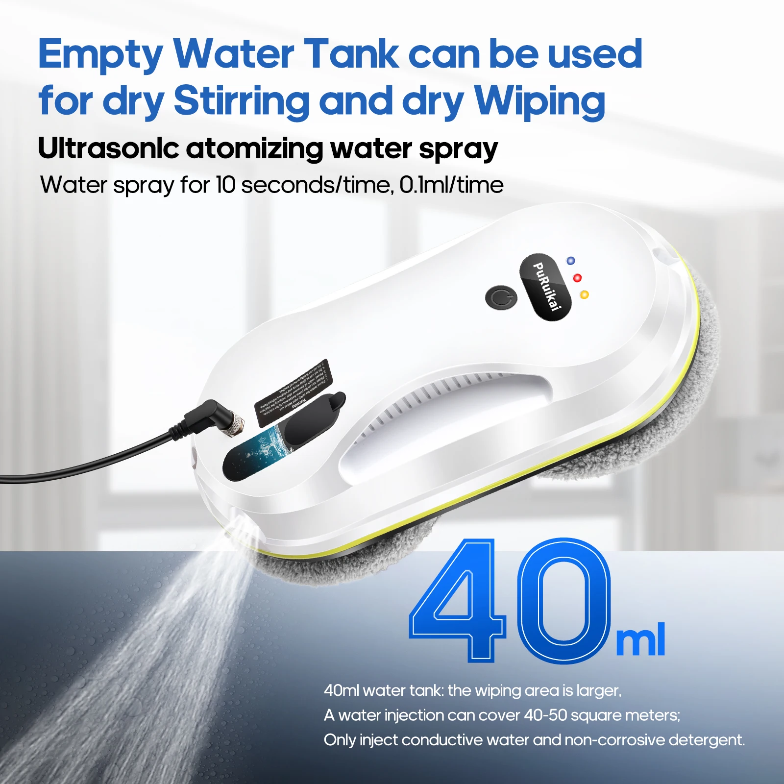 Household Window Automatic Water Spray Cleaning Robot 4 | PricZone Household Window Automatic Water Spray Cleaning Robot 4 | PricZone