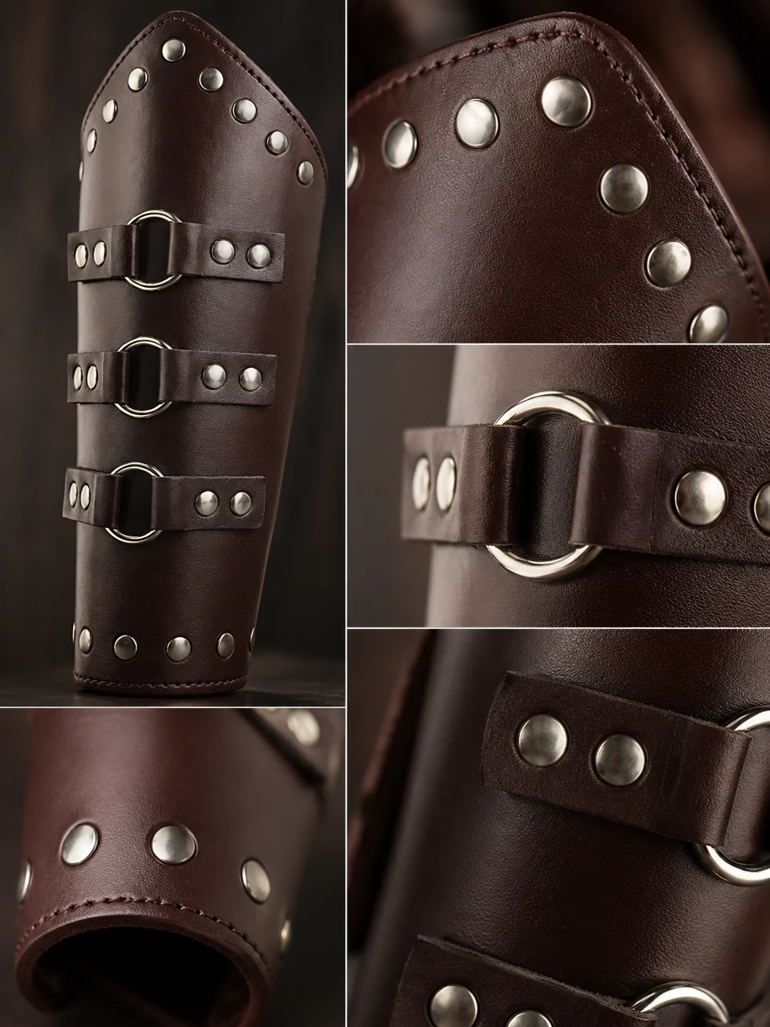 Halloween Cosplay Props Unisex Adult Faux Leather Bracers 5 | PricZone Halloween Cosplay Props Unisex Adult Faux Leather Bracers 5 | PricZone