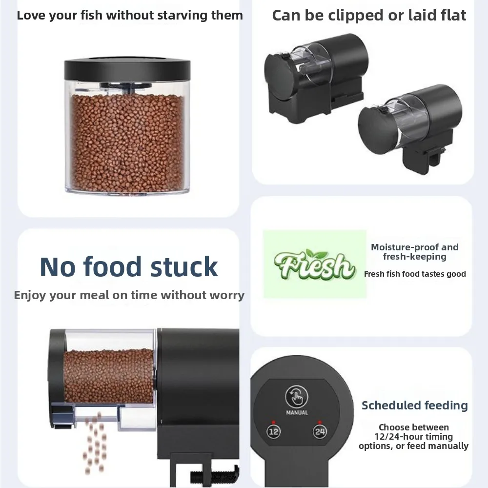 Automatic Fish Feeder 100Ml Capacity Battery Operated 5 | PricZone Automatic Fish Feeder 100Ml Capacity Battery Operated 5 | PricZone