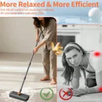 Floor Scrub Brush with Long Handle 3 In 1 Scrape 2 | PricZone