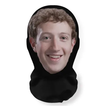 1Pack- Realistic 3D Mesh Celebrity Face Mask and Headpiece 2