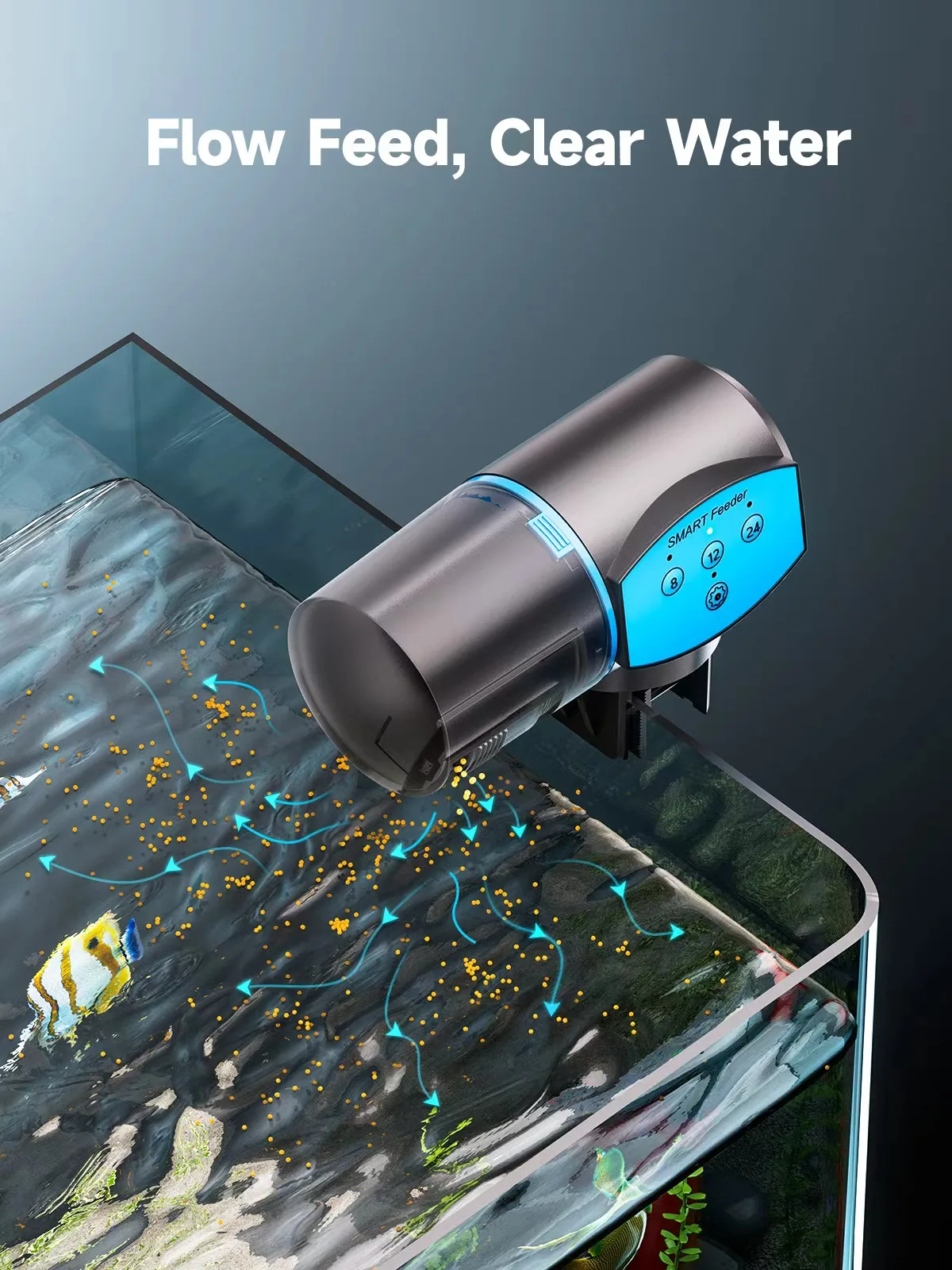 Automatic Fish Tank Feeder Intelligent Timing Aquarium 11